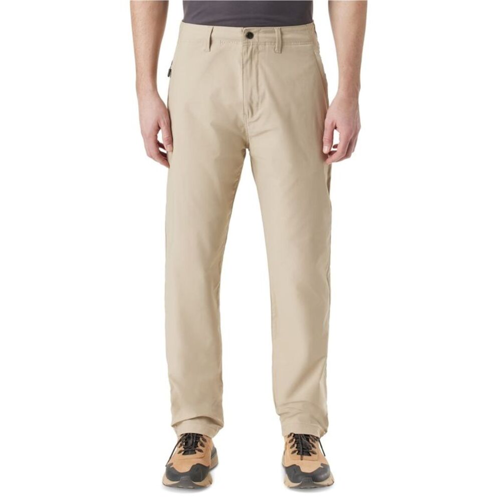 BASS OUTDOOR Mens Traveler Slim-Straight Fit Flex Tech Straight Leg Slim Casu...